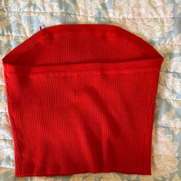 Red tube top - Picture 3 of 4